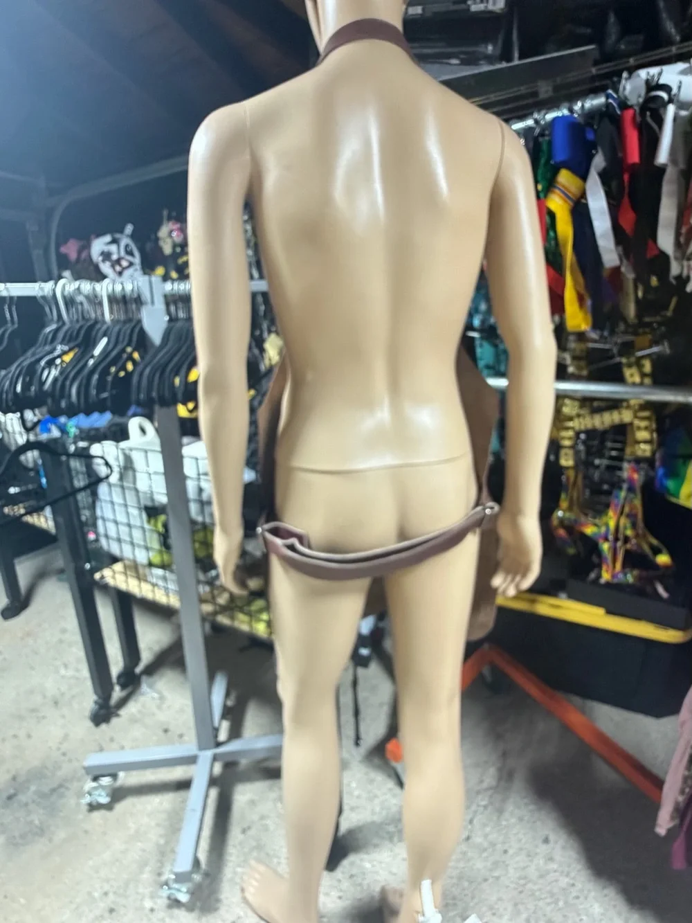 Premium Brown Leather Barber Apron for Men